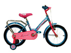 Lasten polkupy&ouml;r&auml; POINT SPRINT AZURE 16" MD-24055