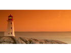 Taulu LIGHTHOUSE AT SUNSET