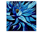 &Ouml;ljymaalaus kankaalla SININEN TAIKA 60x60 cm NC-33500