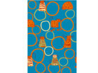 Lastenhuoneen matto FELINE, sininen 120x170 cm AA-34232