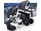 Vaunut-rattaat TUTIS ZIPPY SILVER PLUS, nahka UP-35063