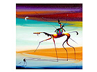 &Ouml;ljymaalaus kankaalla RIDER 60x60 cm NC-37315