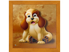 Taulu CHILDREN - DOG 16x16 cm OG-37705