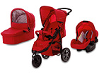Vaunu-rattaat RUNNER TRIO SET - multicolor red CF-38500