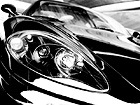 Taulu BLACK SPORT CAR