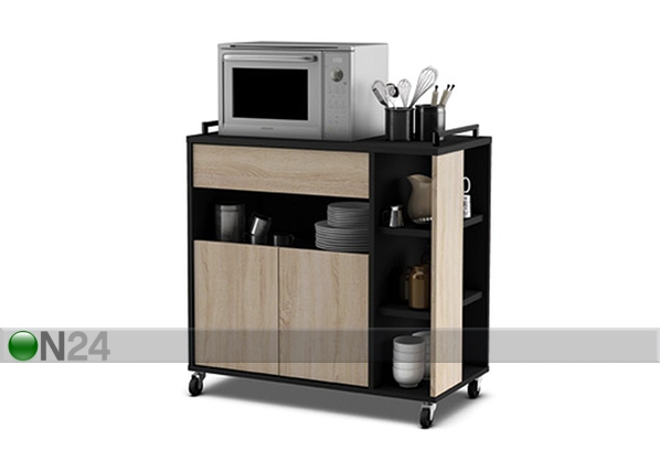 Keittiökaappi pyörillä INDUS CM 111565 ON24 Sisustustavaratalo Keittiökaappi pyörillä INDUS CM 111565 ON24 Sisustustavaratalo