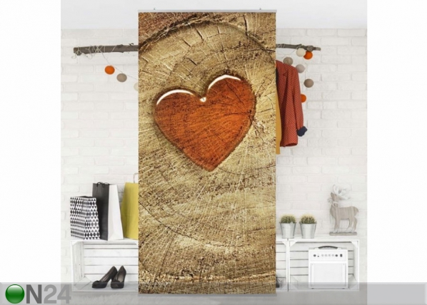 Paneeliverho NATURAL LOVE 250x120 cm