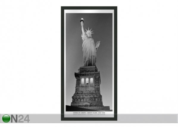 Taulu B&W NEW YORK STATUE OF LIBERTY 23x50 cm OG-37698