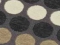 Kaali harmaa-beige-luonnonvalkoinen