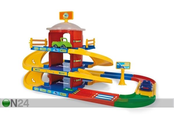 3-kerroksinen autotalli KID CARS 3D