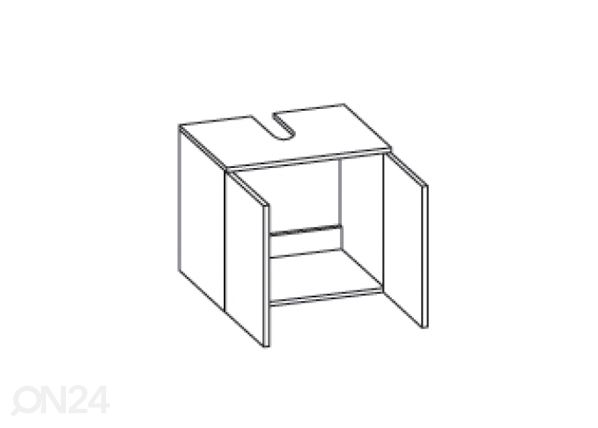 Allaskaappi 327