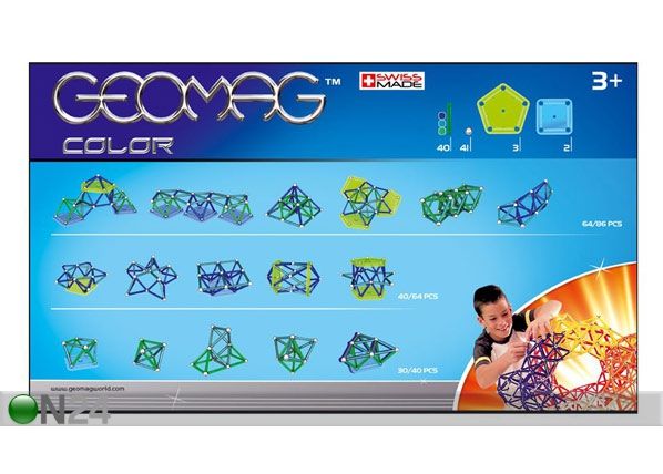 Askartelupakkaus GEOMAG COLOR 86 kpl
