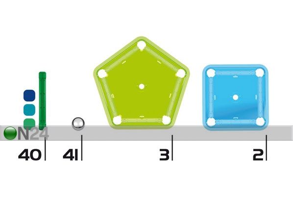 Askartelupakkaus GEOMAG COLOR 86 kpl