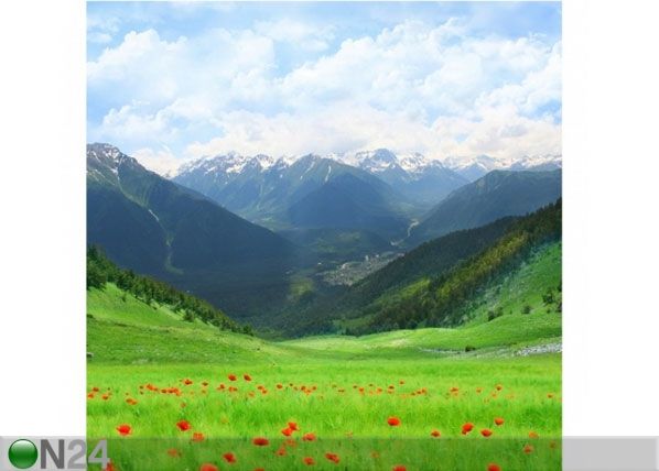 Fleece-kuvatapetti ALPINE MEADOW