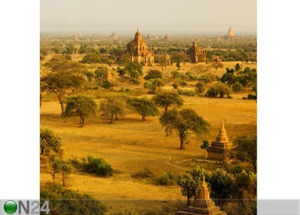 Fleece-kuvatapetti BAGAN IN MYANMAR