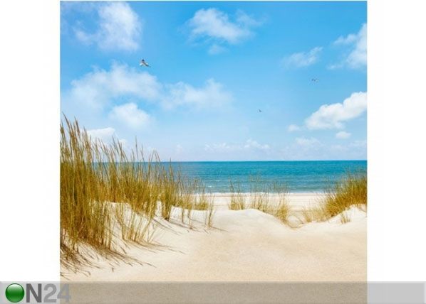 Fleece-kuvatapetti BEACH AT THE NORTH SEA