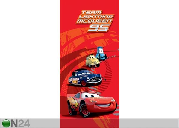Fleece kuvatapetti DISNEY CARS 90x202 cm