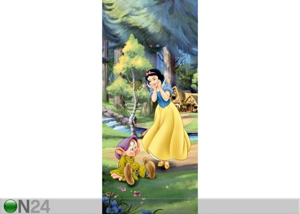 Fleece kuvatapetti DISNEY SNOW WHITE 90x202 cm