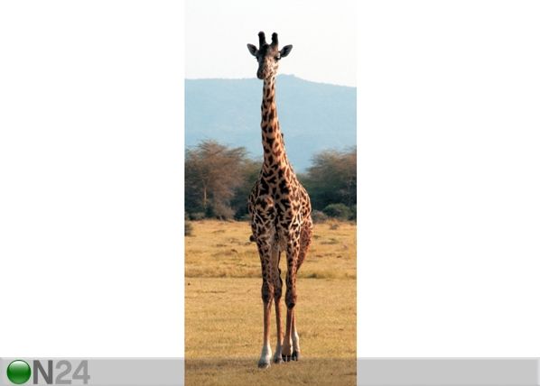 Fleece kuvatapetti GIRAFFE 2 90x202 cm