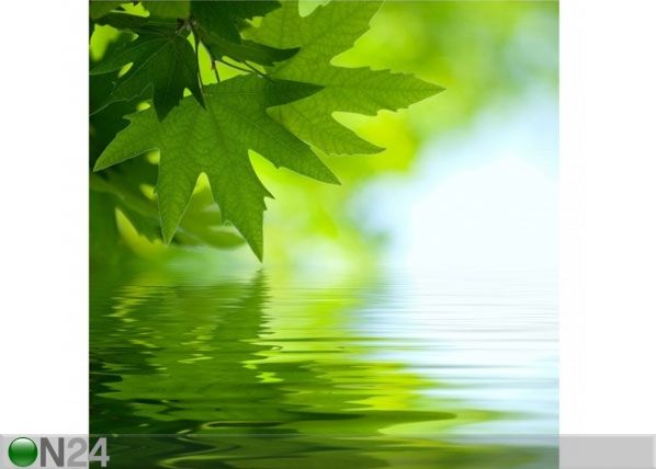 Fleece-kuvatapetti GREEN AMBIANCE III