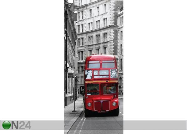 Fleece kuvatapetti LONDON 90x202 cm