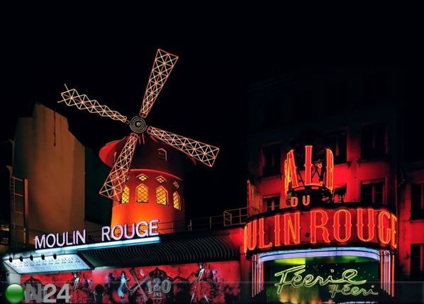 Fleece kuvatapetti MOULIN ROUGE 360x270 cm