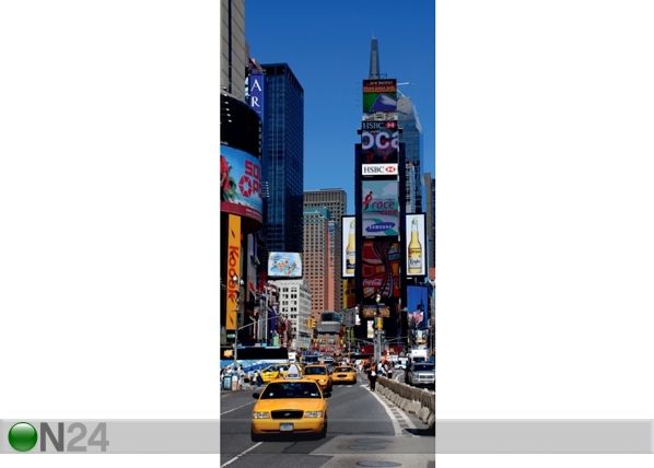 Fleece kuvatapetti THE CITY 90x202 cm