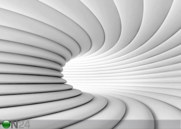 Fleece-kuvatapetti WHITE TUNNEL 360x270 cm