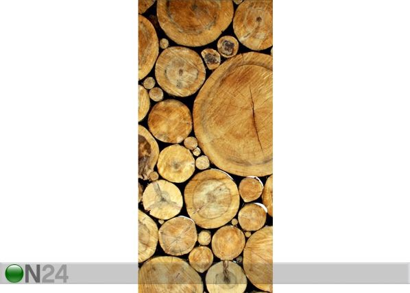 Fleece kuvatapetti WOOD 90x202 cm