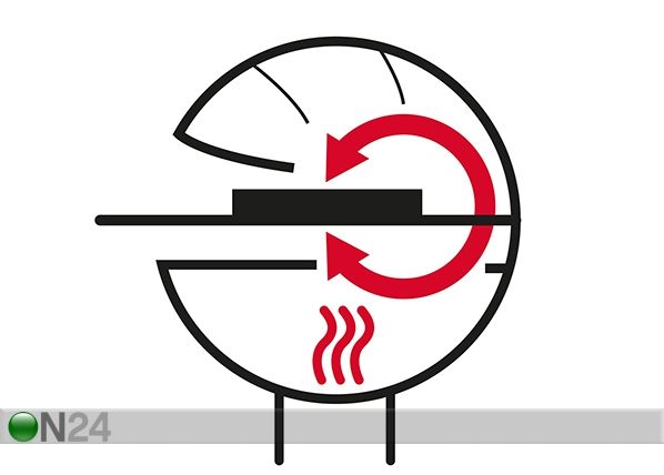 Hiiligrillin kansi BARBECOOK DOME 50 cm