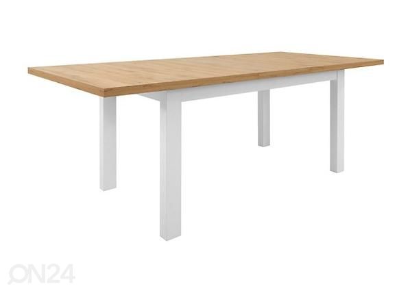 Jatkettava ruokapöytä 90x160-200 cm
