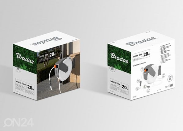Kasteluletkusetti Bradas White Line 20 m
