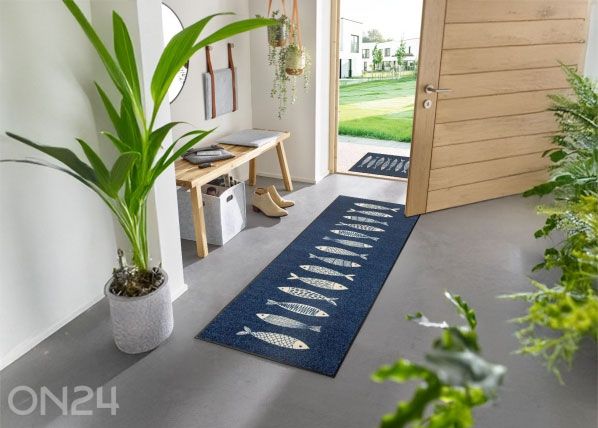 Käytävämatto Fish Tango, 60x180 cm