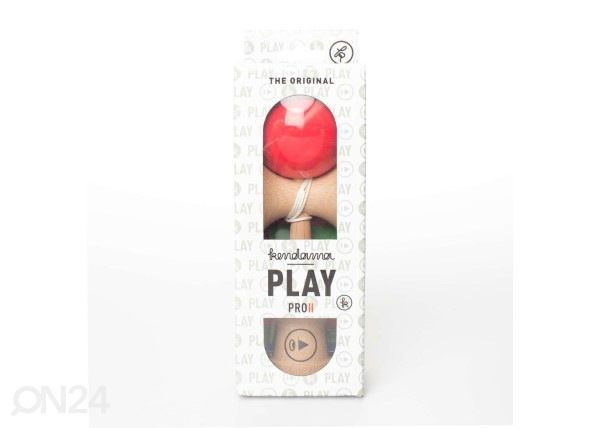 Kendama Play Pro II punainen 18,5 cm
