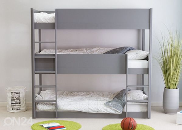 Kerrossänky kolmelle 90x200 cm