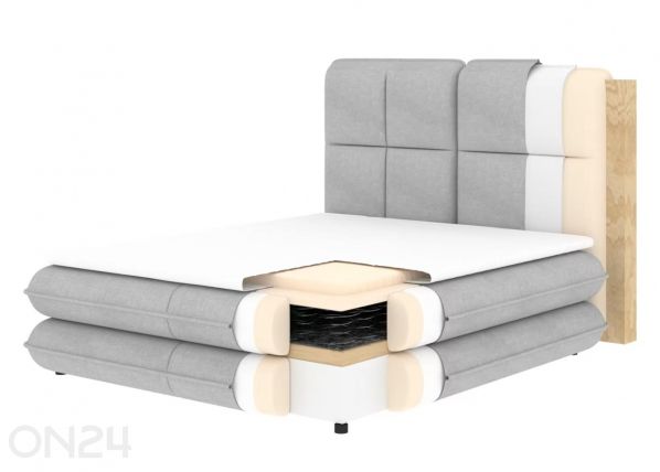 Kontinenttisänky Tonila, 140×200 cm