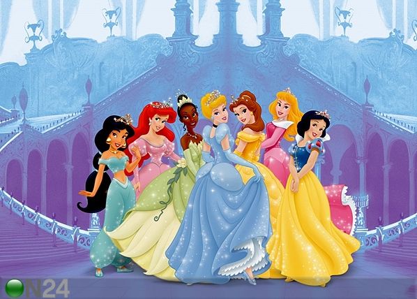 Kuvatapetti DISNEY PRINCESSES AND THE CASTLE 360x254 cm