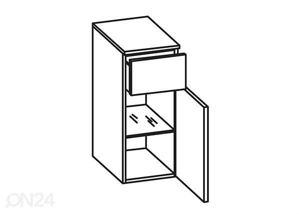 Kylpyhuoneen alakaappi 316