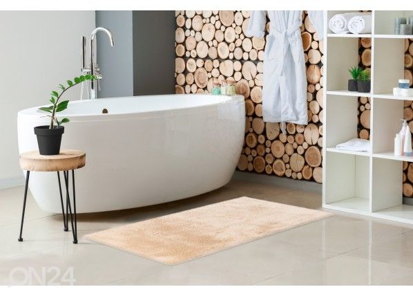 Kylpyhuoneen matto Heaven Beige 50x90 cm