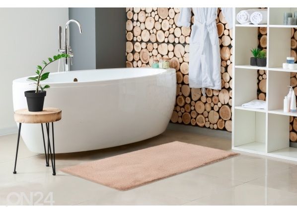 Kylpyhuoneen matto Heaven Taupe 50x90 cm