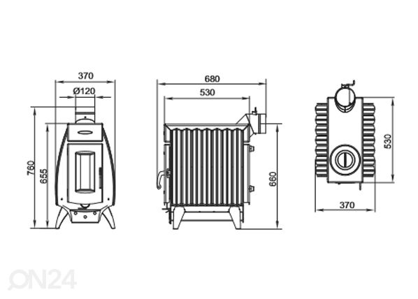 Lämpökamiina Battery Fire 7