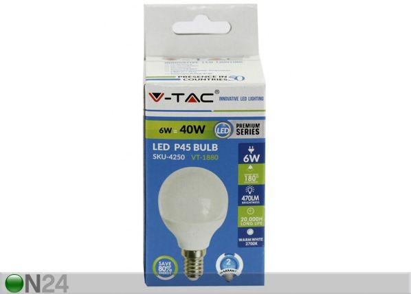 LED lamppu E14 6 W 3 kpl