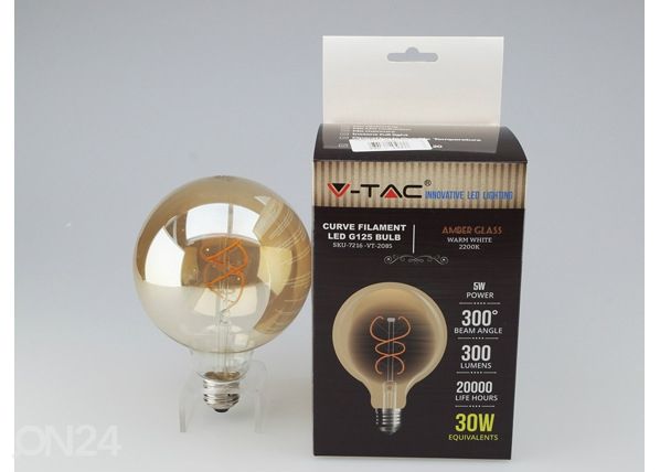 LED lamppu hehkulangalla E27 5 W
