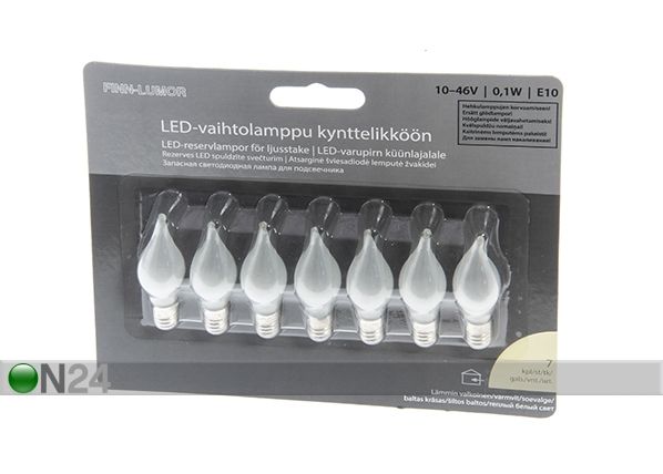 LED sähkölamppu E10 0,1W
