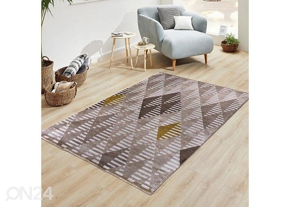 Matto Enjoy 160x230 cm, beige-kullansävyinen