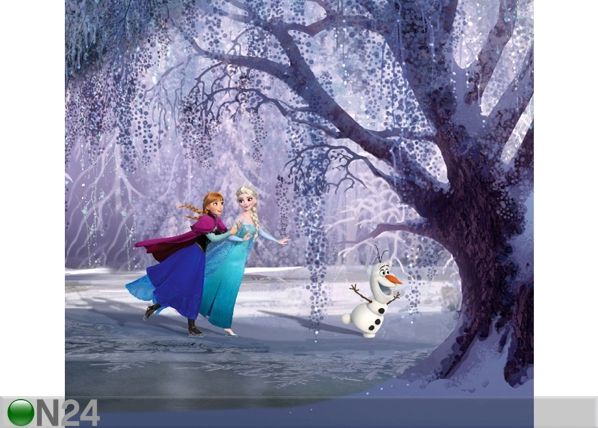 Pimentävä fotoverho DISNEY ICE KINGDOM 280x245 cm