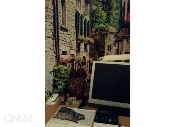 Pimentävä paneeliverho Narrow street in Italy 80x240 cm