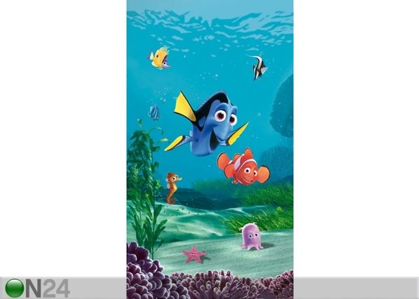 Puolipimentävä fotoverho DISNEY NEMO 140x245 cm