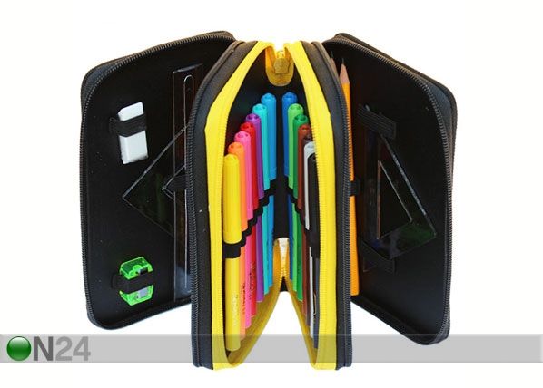 Täytetty penaali HERLITZ SMILEYWORLD BLACK STRIPES