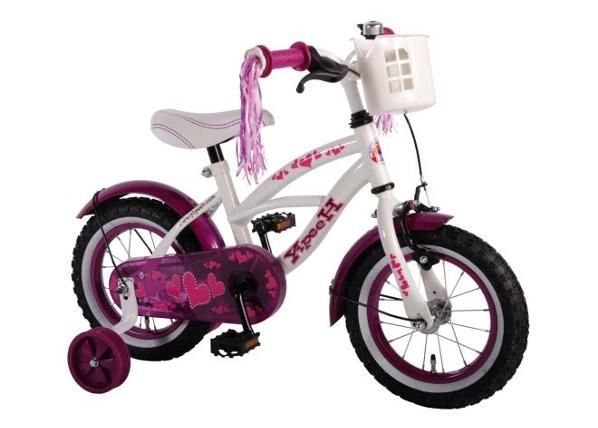 Tyttöjen polkupyörä Heart Cruiser 12 tuumaa Yipeeh